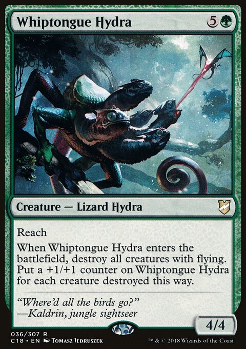 Whiptongue Hydra - Commander 2018 #36 - Front