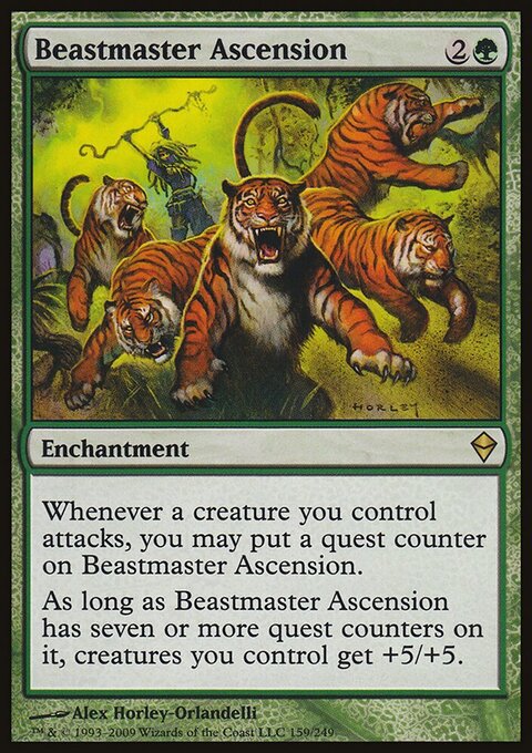 Beastmaster Ascension - Zendikar #159 - Front