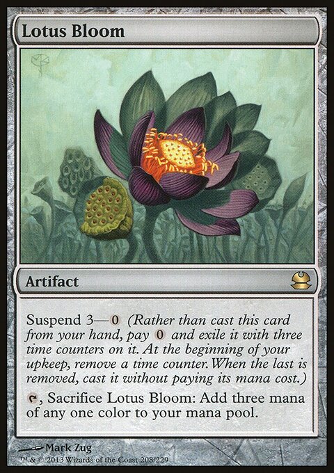 Lotus Bloom - Modern Masters #208 - Front