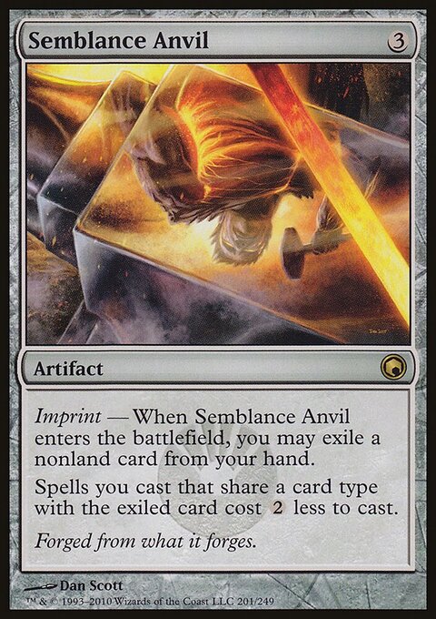Semblance Anvil - Scars of Mirrodin #201 - Front