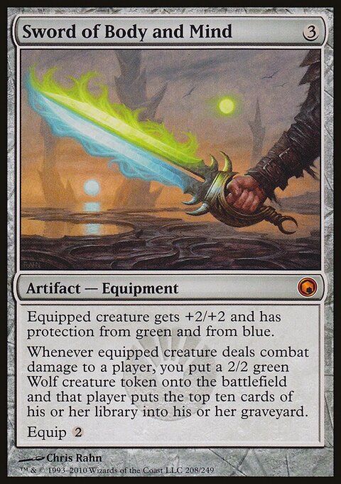 Sword of Body and Mind - Scars of Mirrodin #208 - Front