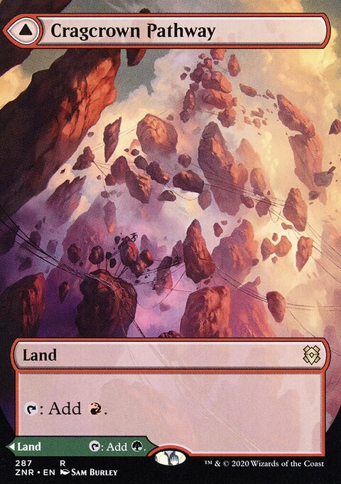 Cragcrown Pathway - Zendikar Rising #287 - Front