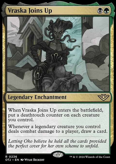 Vraska Joins Up - Outlaws of Thunder Junction #236 - Front