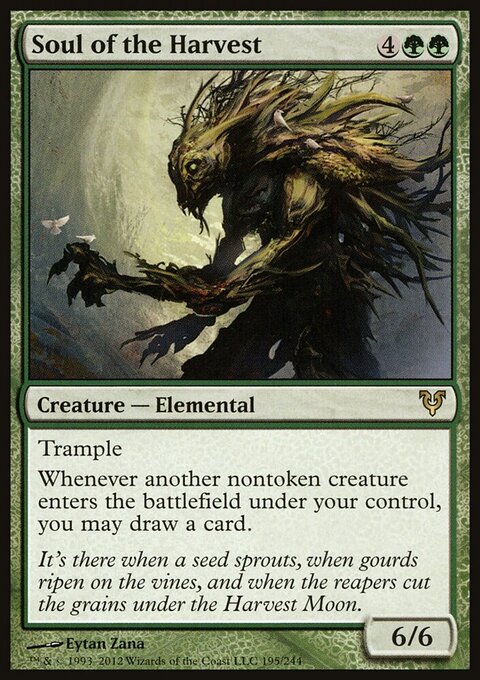 Soul of the Harvest - Avacyn Restored #195 - Front