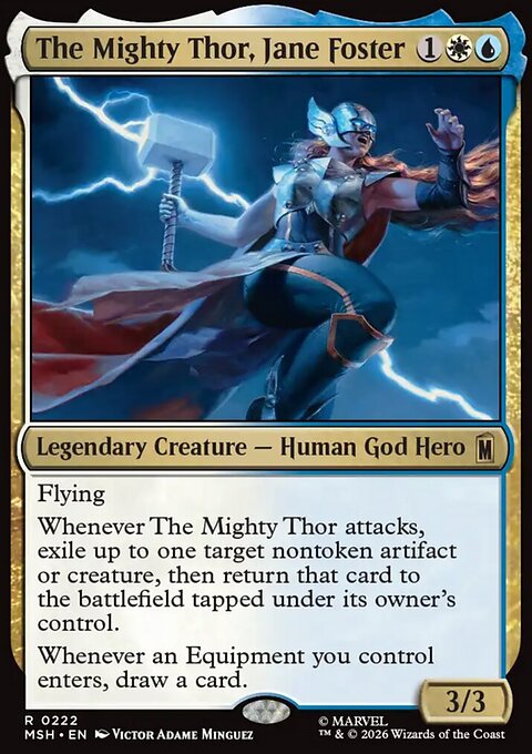The Mighty Thor, Jane Foster - Marvel Super Heroes #222 - Front
