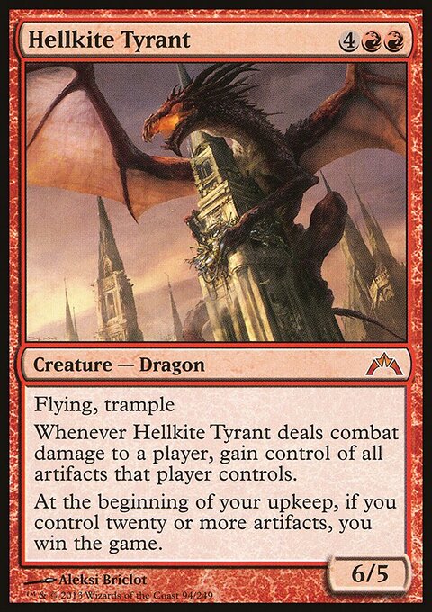 Hellkite Tyrant - Gatecrash #94 - Front