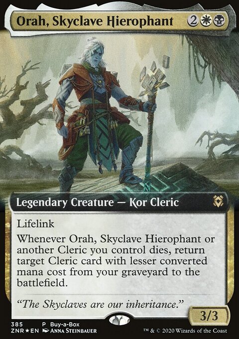 Orah, Skyclave Hierophant - Zendikar Rising #385 - Front