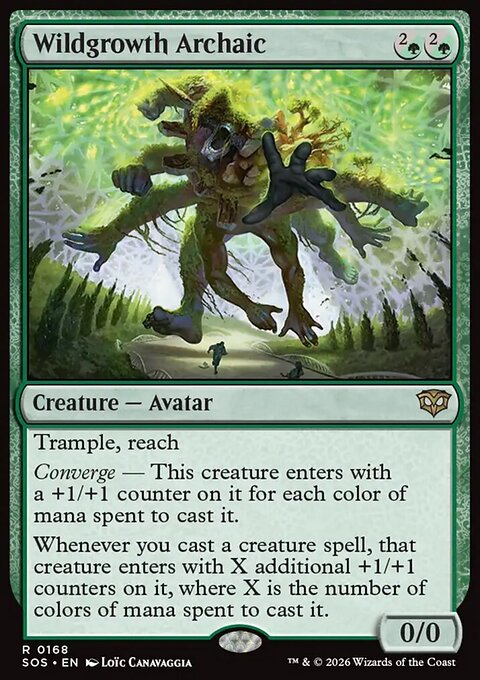 Wildgrowth Archaic - Secrets of Strixhaven #168 - Front