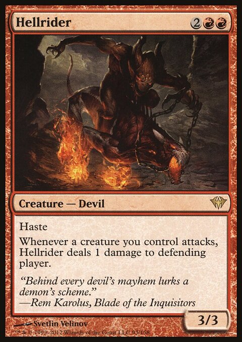 Hellrider - Dark Ascension #93 - Front