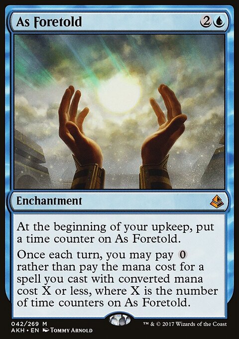 As Foretold - Amonkhet #42 - Front