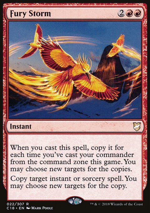 Fury Storm - Commander 2018 #22 - Front