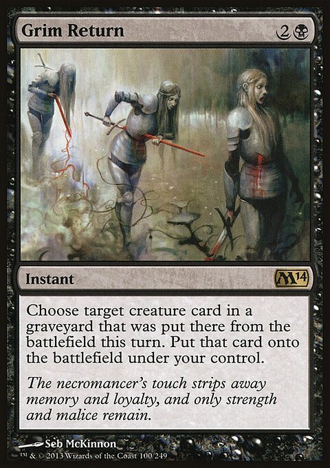 Grim Return - Magic 2014 #100 - Front