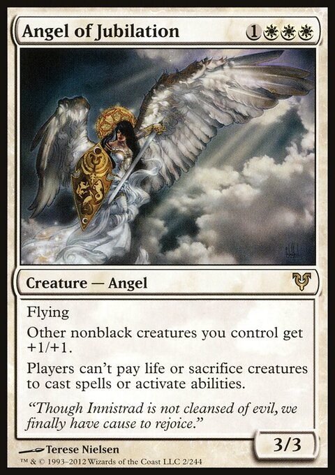Angel of Jubilation - Avacyn Restored #2 - Front