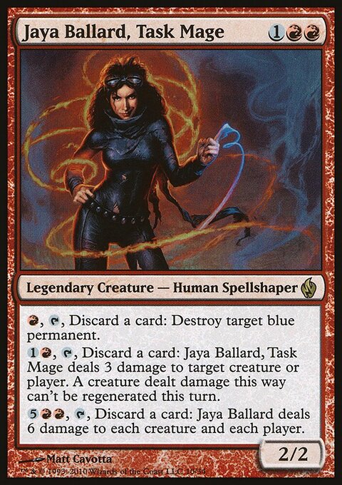 Jaya Ballard, Task Mage - Premium Deck Series: Fire and Lightning #10 - Front
