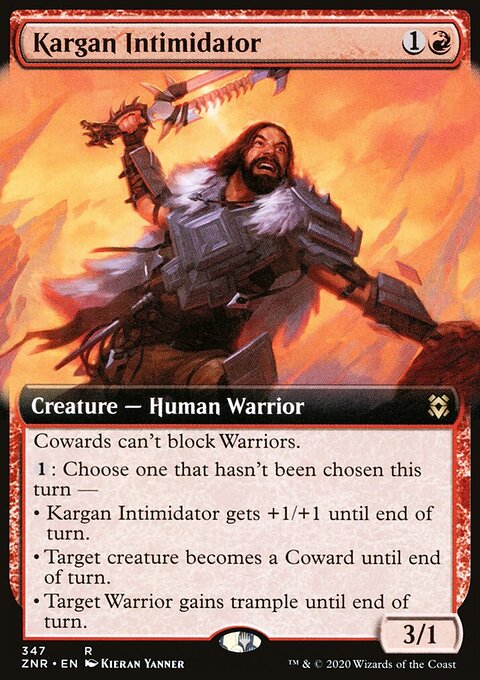 Kargan Intimidator - Zendikar Rising #347 - Front