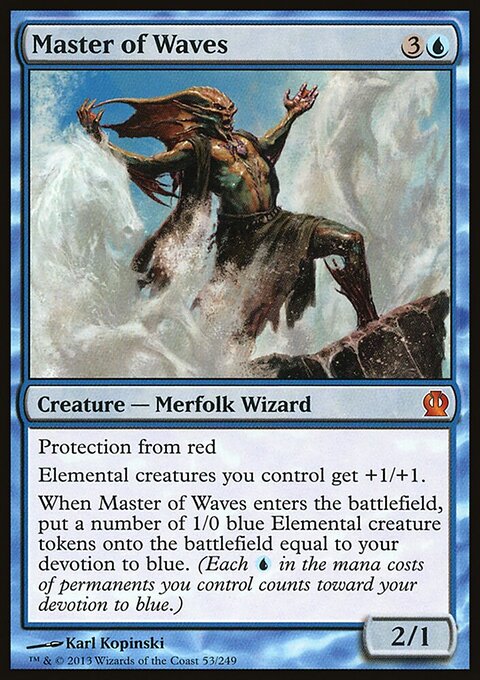 Master of Waves - Theros #53 - Front
