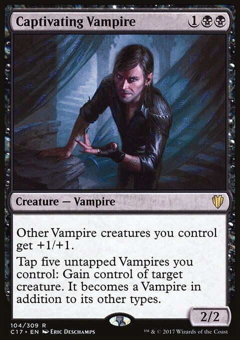 Captivating Vampire - Commander 2017 #104 - Front