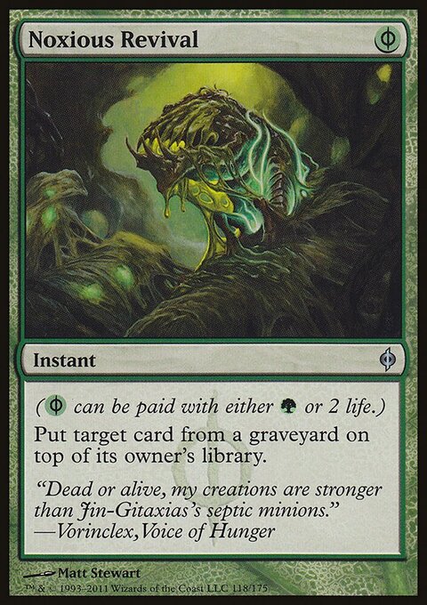 Noxious Revival - New Phyrexia #118 - Front