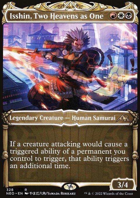 Isshin, Two Heavens as One - Kamigawa: Neon Dynasty #328 - Front