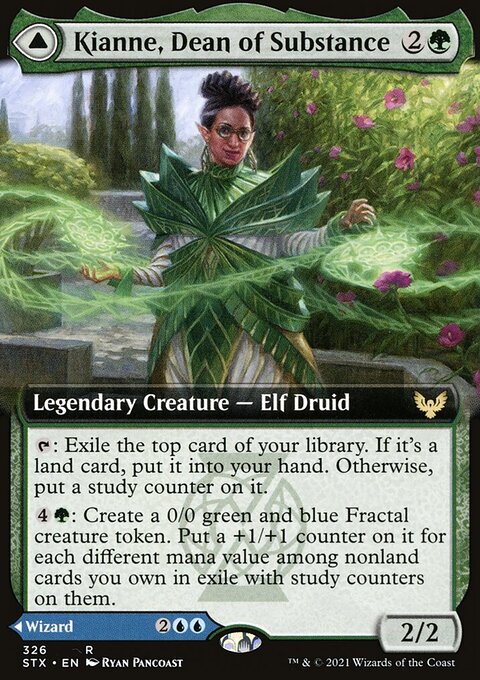 Kianne, Dean of Substance - Strixhaven: School of Mages #326 - Front