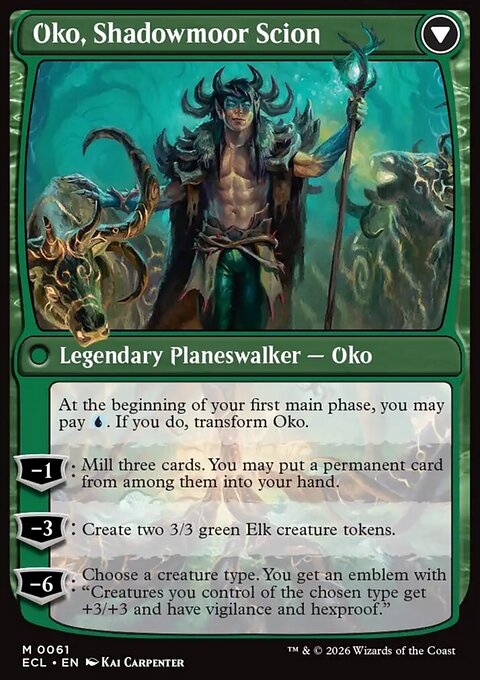 Oko, Lorwyn Liege - Lorwyn Eclipsed #61 - Back
