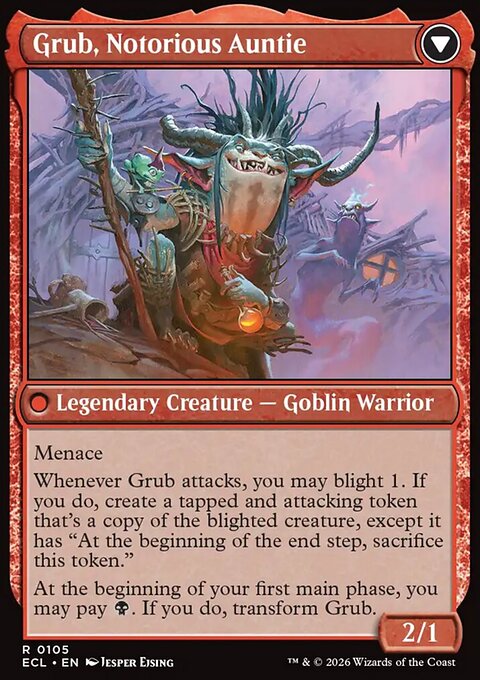Grub, Storied Matriarch - Lorwyn Eclipsed #105 - Back