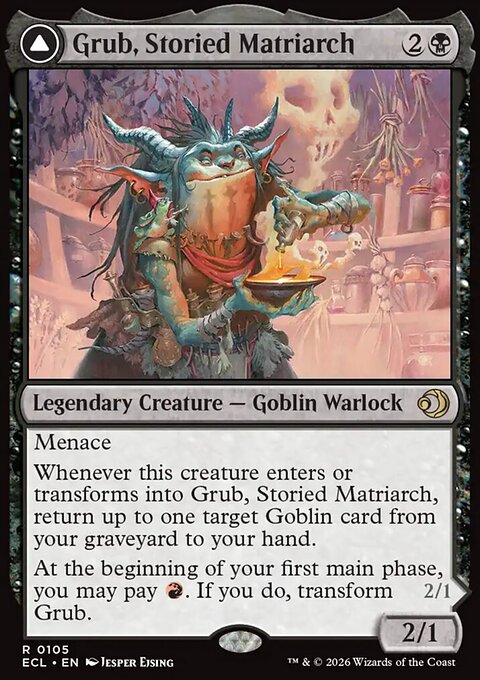 Grub, Storied Matriarch - Lorwyn Eclipsed #105 - Front