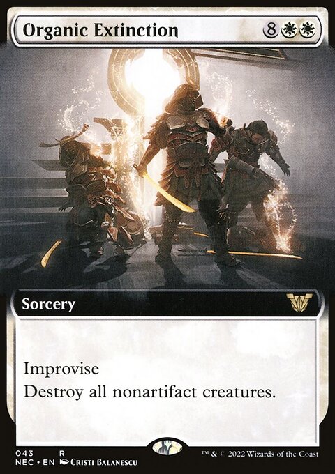 Organic Extinction - Neon Dynasty Commander #43 - Front