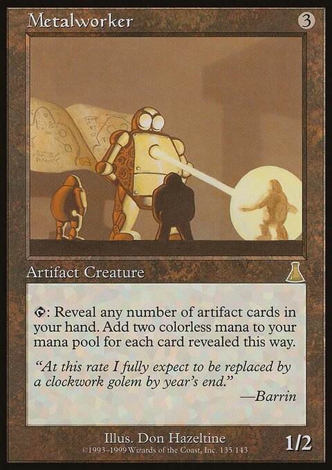 Metalworker - Urza's Destiny #135 - Front