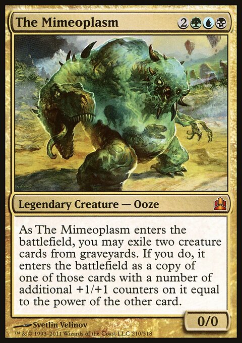 The Mimeoplasm - Commander 2011 #210 - Front