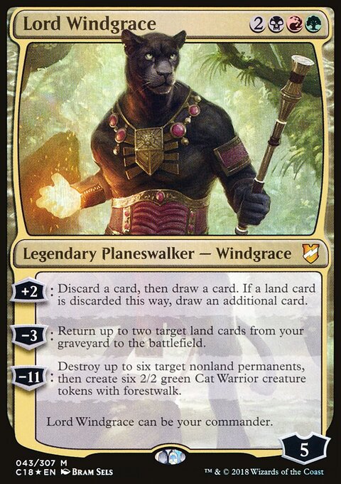 Lord Windgrace - Commander 2018 #43 - Front