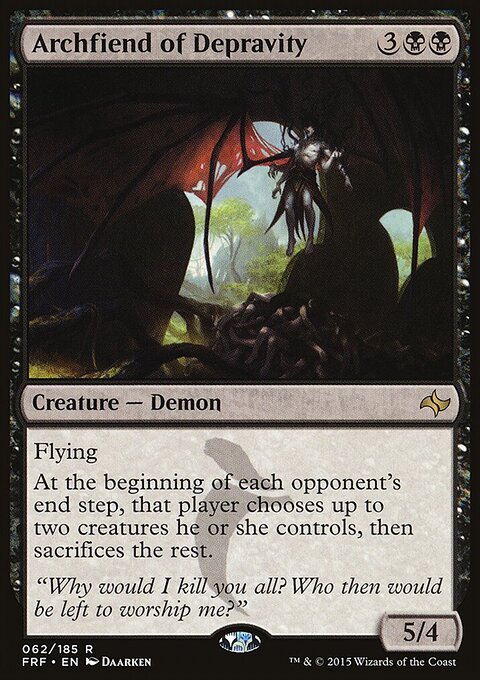 Archfiend of Depravity - Fate Reforged #62 - Front