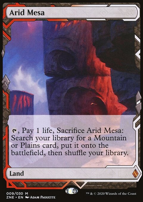 Arid Mesa - Zendikar Rising Expeditions #9 - Front