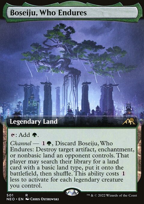 Boseiju, Who Endures - Kamigawa: Neon Dynasty #501 - Front