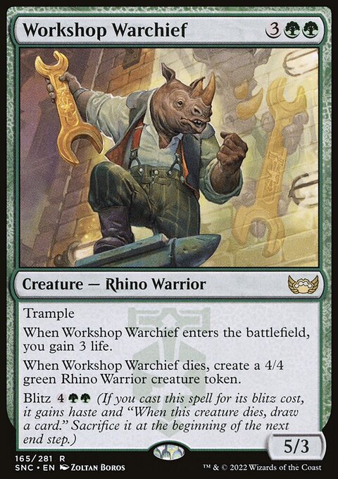 Workshop Warchief - Streets of New Capenna #165 - Front