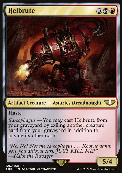 Helbrute - Warhammer 40,000 Commander #125 - Front