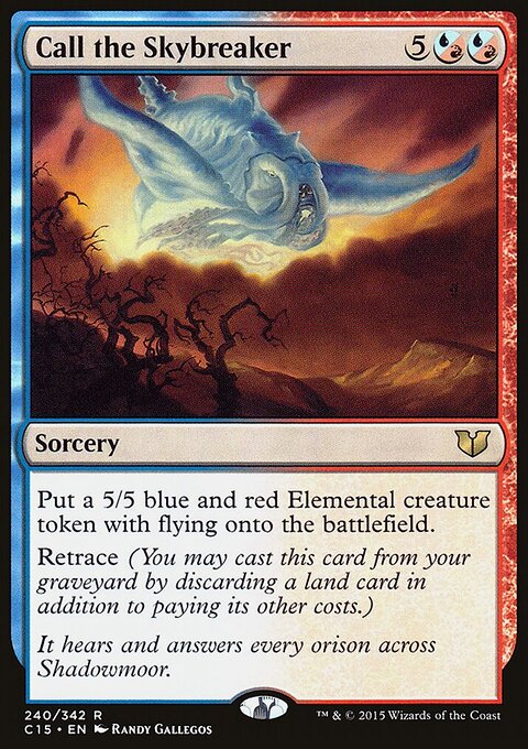 Call the Skybreaker - Commander 2015 #240 - Front
