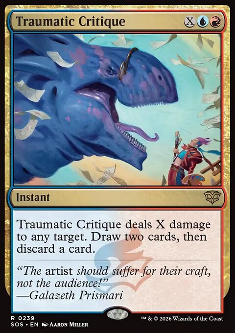 Traumatic Critique - Secrets of Strixhaven #239 - Front
