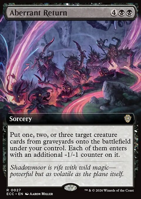 Aberrant Return - Lorwyn Eclipsed Commander #27 - Front