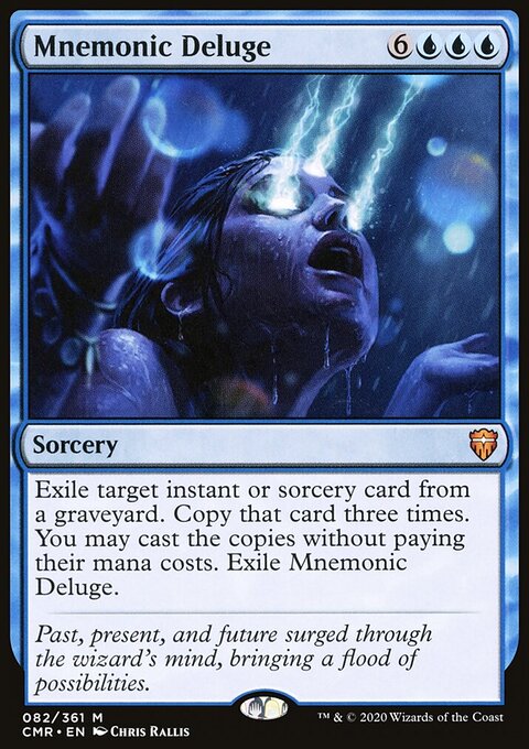 Mnemonic Deluge - Commander Legends #82 - Front