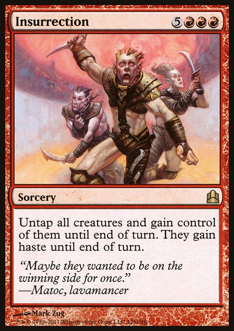Insurrection - Commander 2011 #126 - Front
