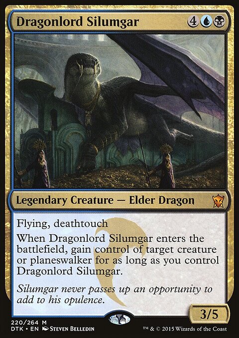 Dragonlord Silumgar - Dragons of Tarkir #220 - Front