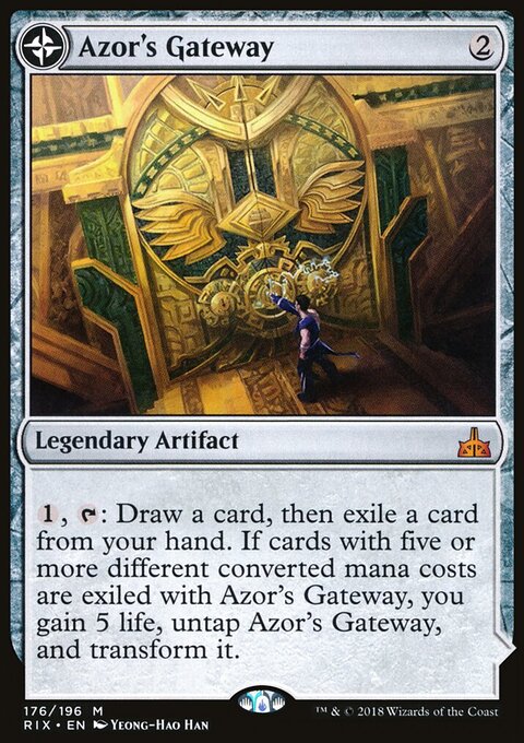 Azor's Gateway - Rivals of Ixalan #176 - Front