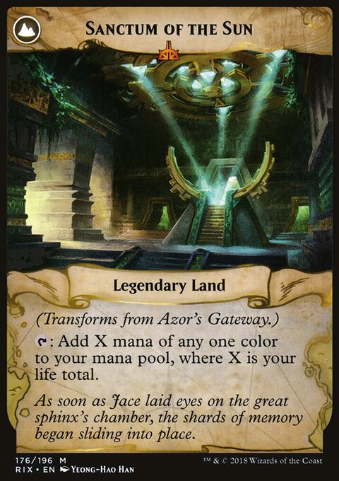 Azor's Gateway - Rivals of Ixalan #176 - Back