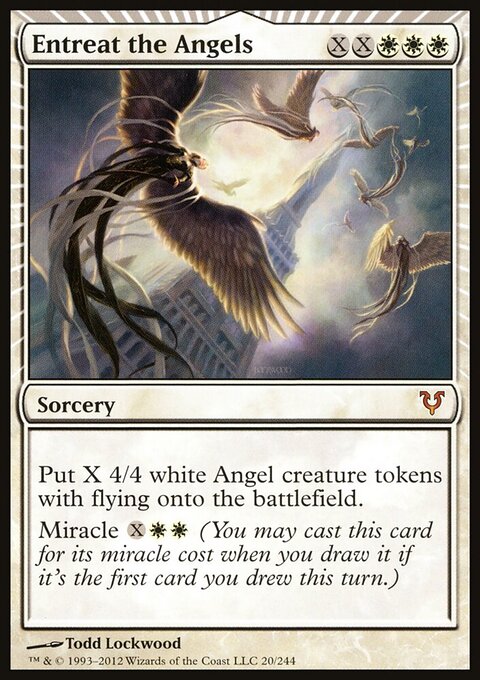 Entreat the Angels - Avacyn Restored #20 - Front