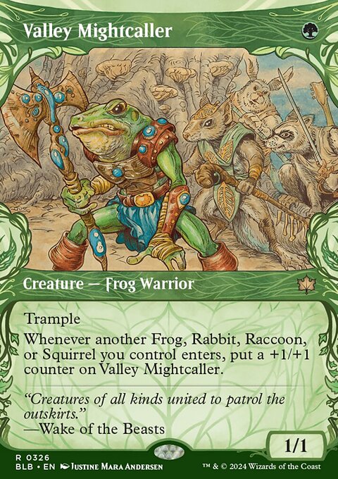 Valley Mightcaller - Bloomburrow #326 - Front