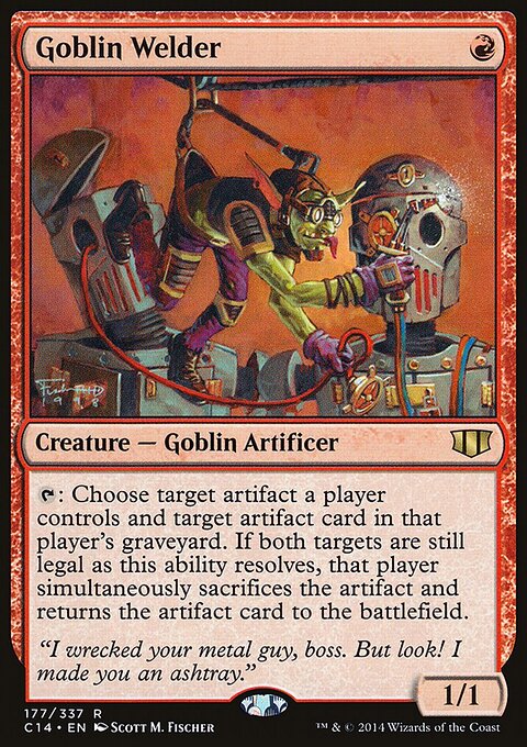 Goblin Welder - Commander 2014 #177 - Front