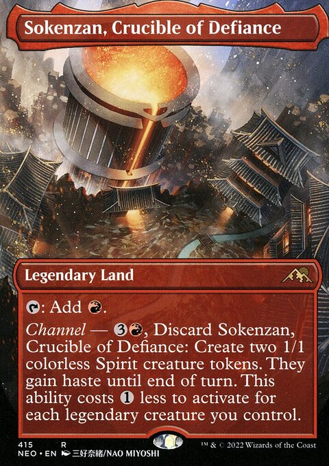 Sokenzan, Crucible of Defiance - Kamigawa: Neon Dynasty #415 - Front