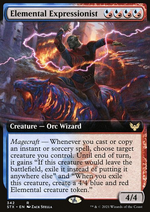 Elemental Expressionist - Strixhaven: School of Mages #342 - Front