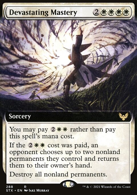 Devastating Mastery - Strixhaven: School of Mages #288 - Front